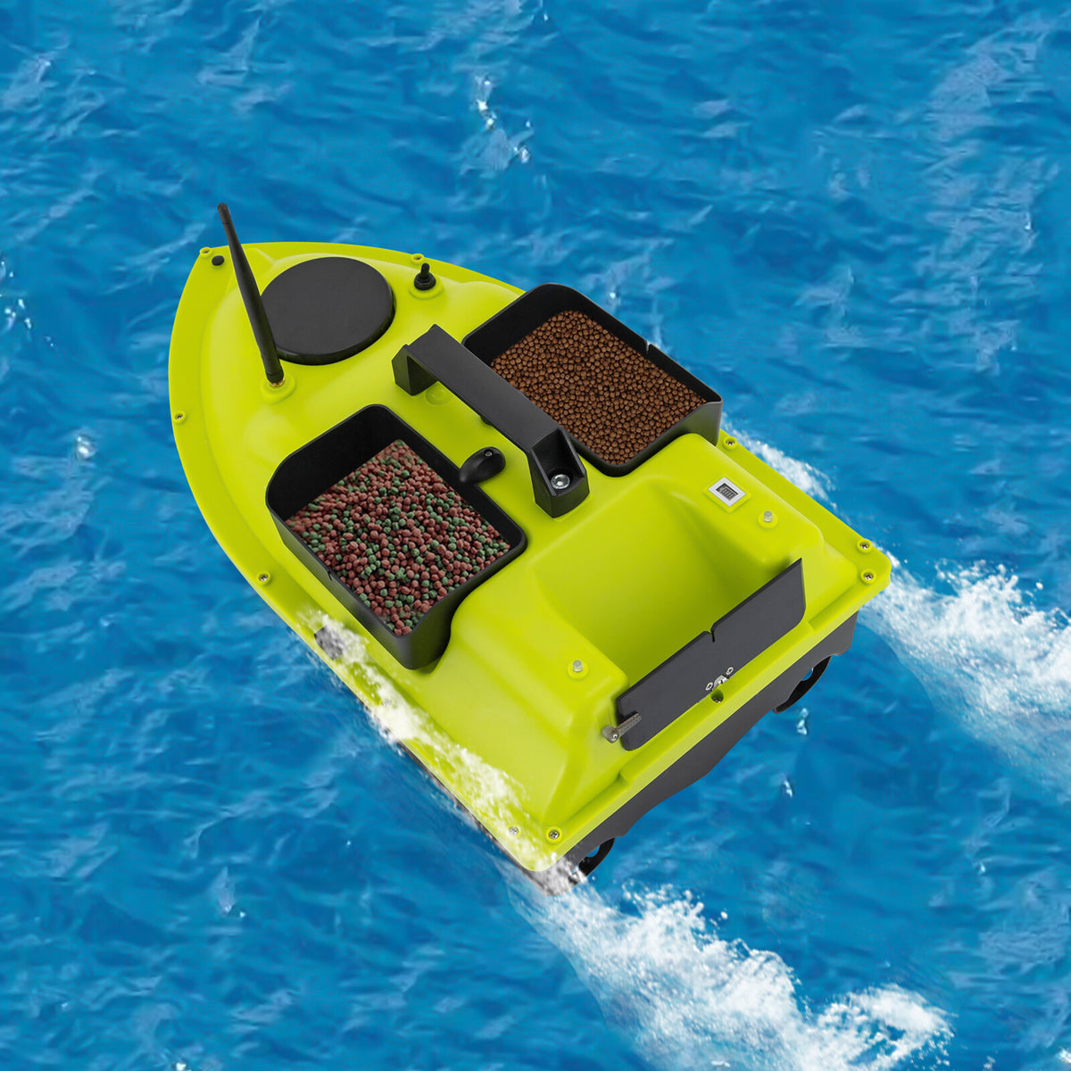 RC Fishing Bait Boat with Remote Control - Battery Powered Aquatic Lure Collector