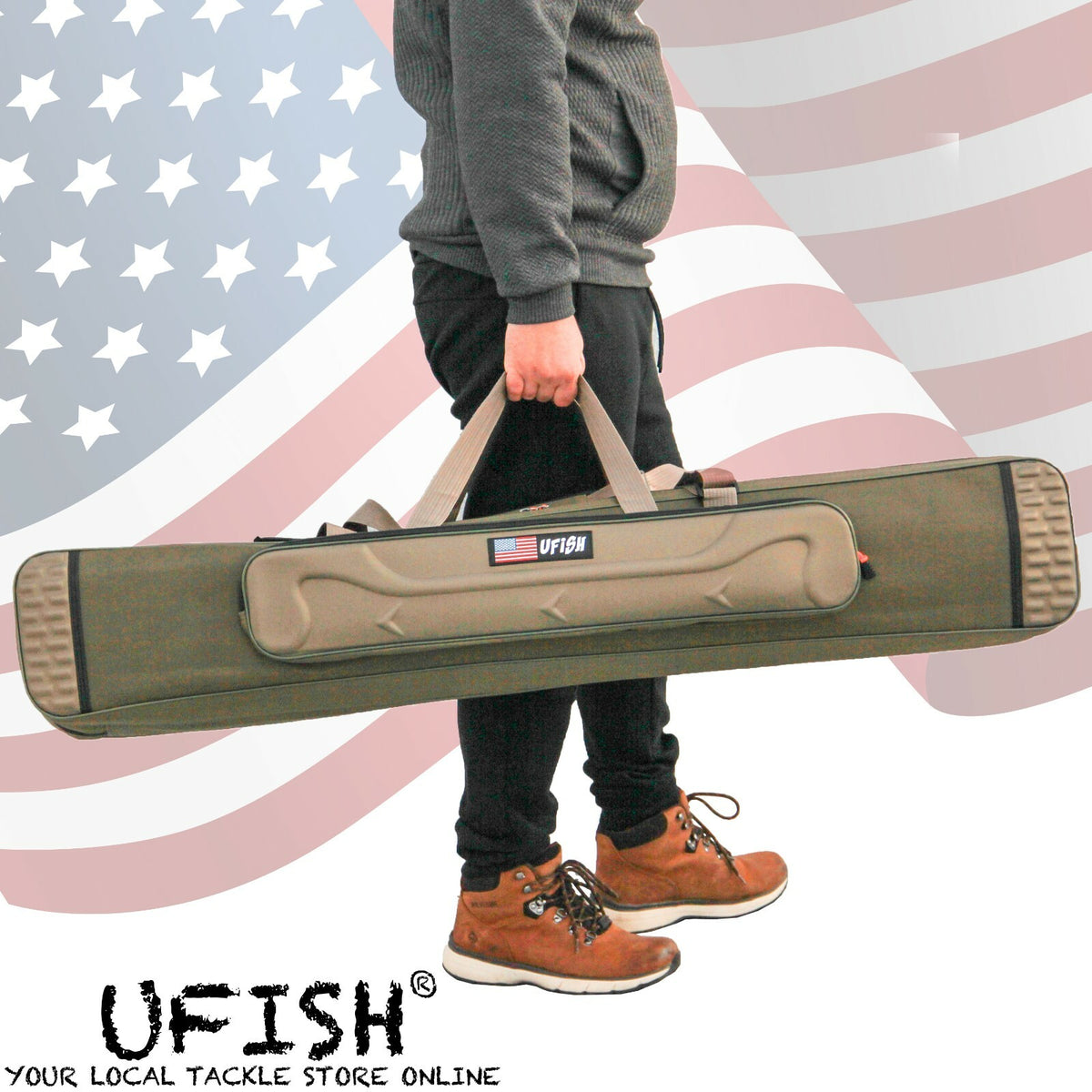 Fishing Rod Bag Tackle Storage Carrier Portable Travel Sock - 2 & 3 Layer Models