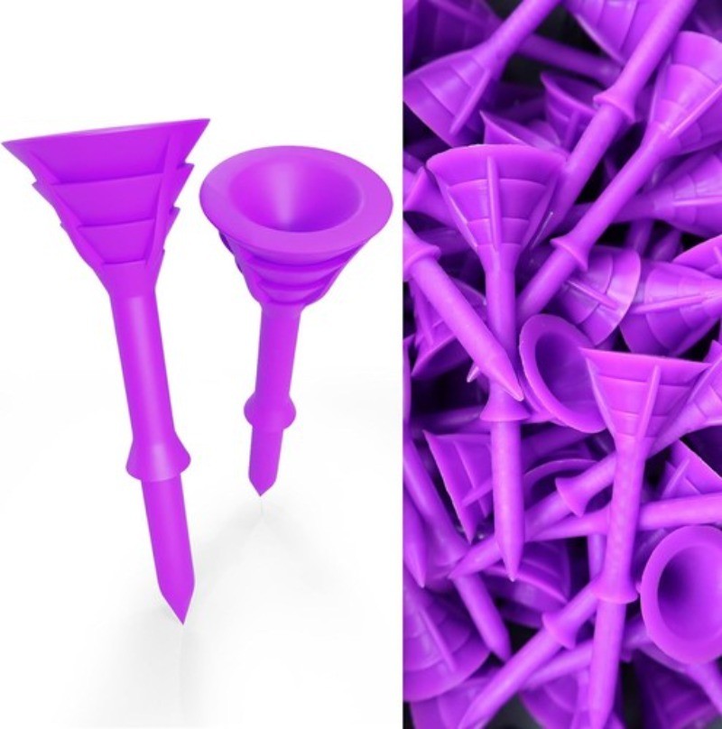 Premium Plastic Golf Tees 3 1/4 Inch Long Pack of 120 Durable Low Friction