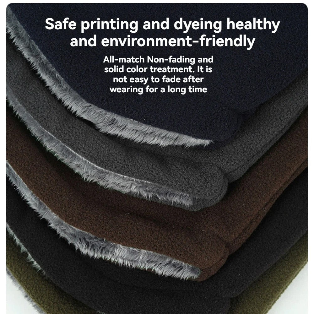 Thermal Fleece Neck Warmer Gaiter for Winter Sports and Outdoor Activities
