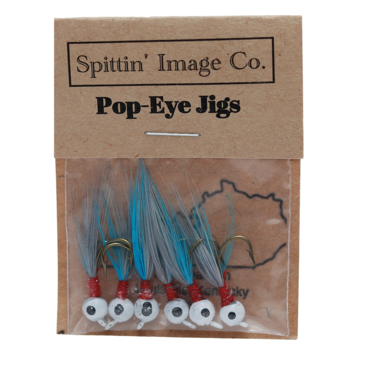 Artificial Fishing Jigs - 1/20 oz Flies with Hand Tied Feathers - 6 Pack