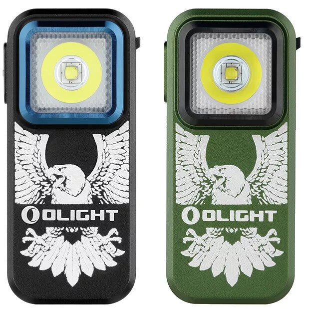 LED Clip Light with White & Red Beacons, 300 Lumens, Black & OD Green