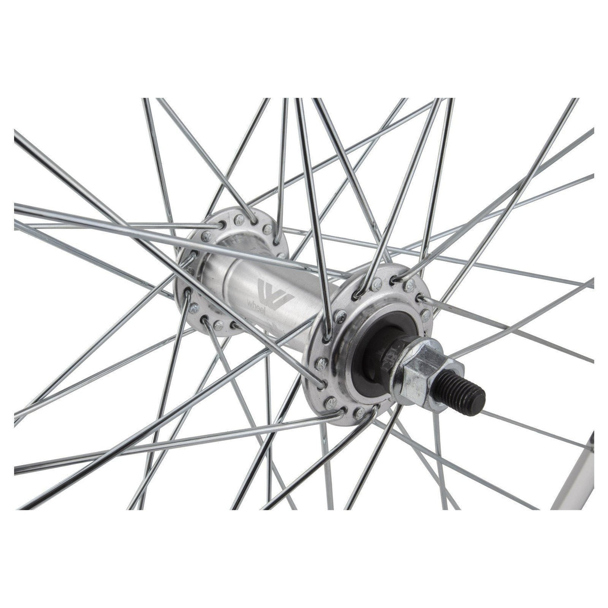 26x1-3/8 Inch Bicycle Front Wheel with Weinmann ZAC20 Rim, Alloy Bolt-On Hub
