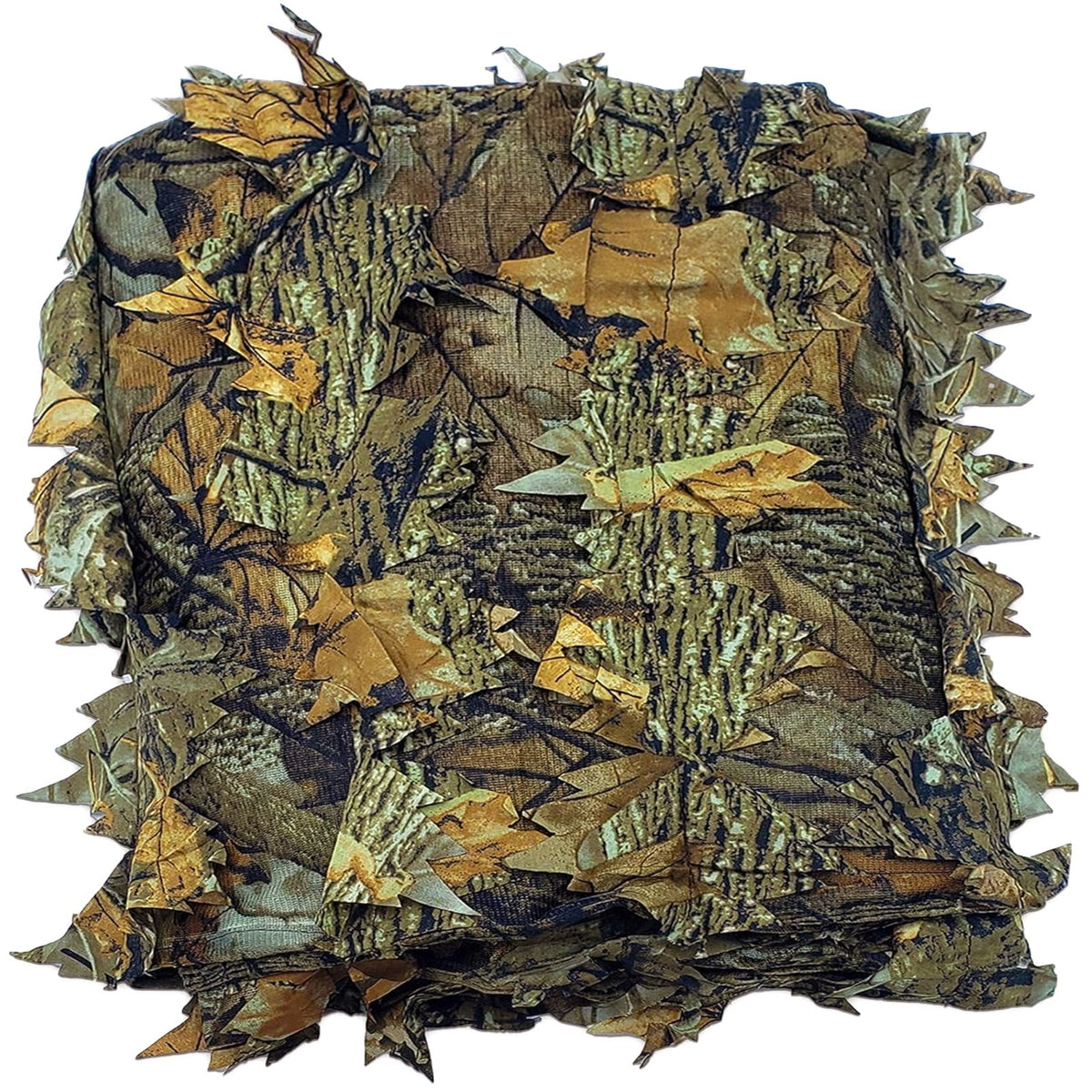 3D Leaf Camo Netting 5ft x 12ft Camouflage Mesh for Hunting & Outdoor
