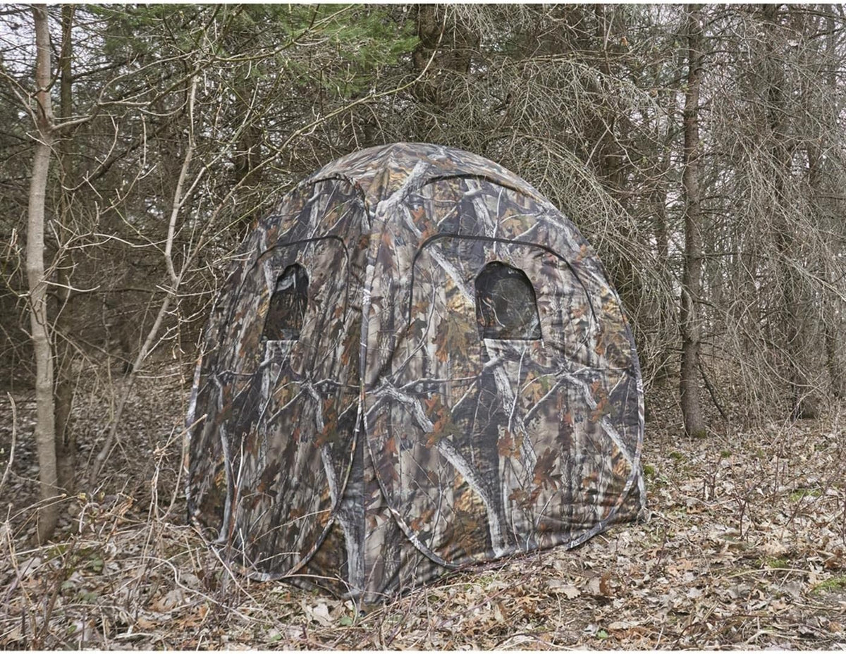 Deluxe 4-Panel Spring Steel Hunting Blind for Deer and Turkey