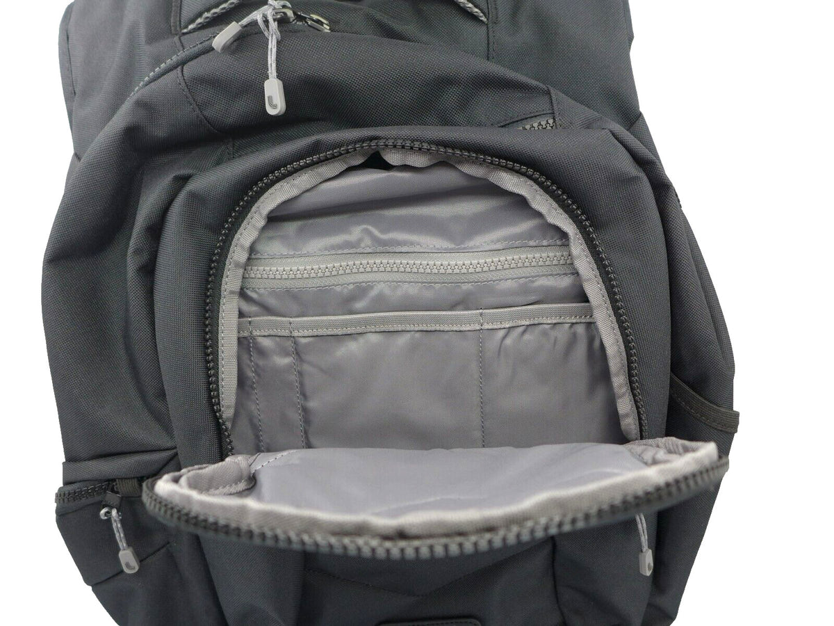 Quilted Laptop Backpack for 17-Inch Computers - Black
