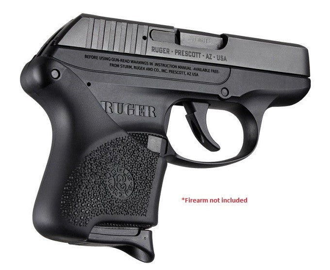 Pistol Grip Rubber Sleeve for Ruger LCP 380ACP Handgun - Black