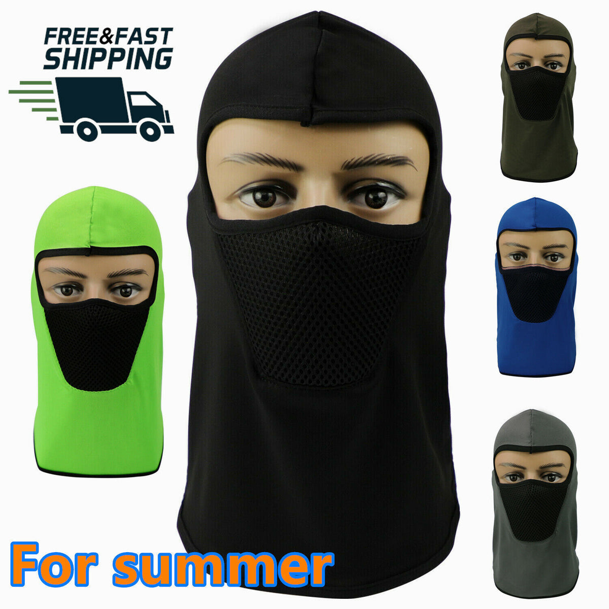 Full Face Mask Neck Gaiter Protective Ski & Outdoor Tactical Hat