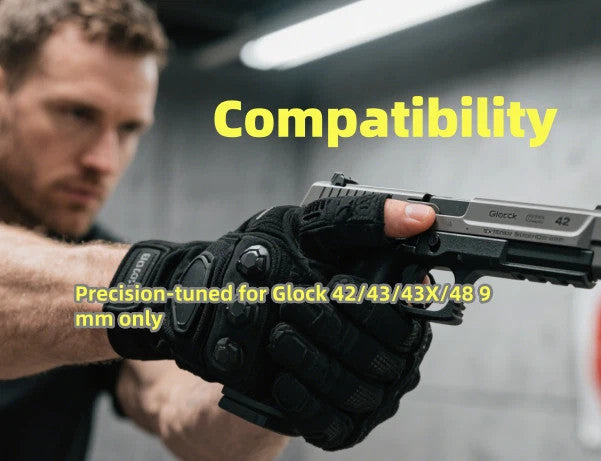 Extended Slide Stop Release for 42 43 43X 48 - Steel Tactical Upgrade