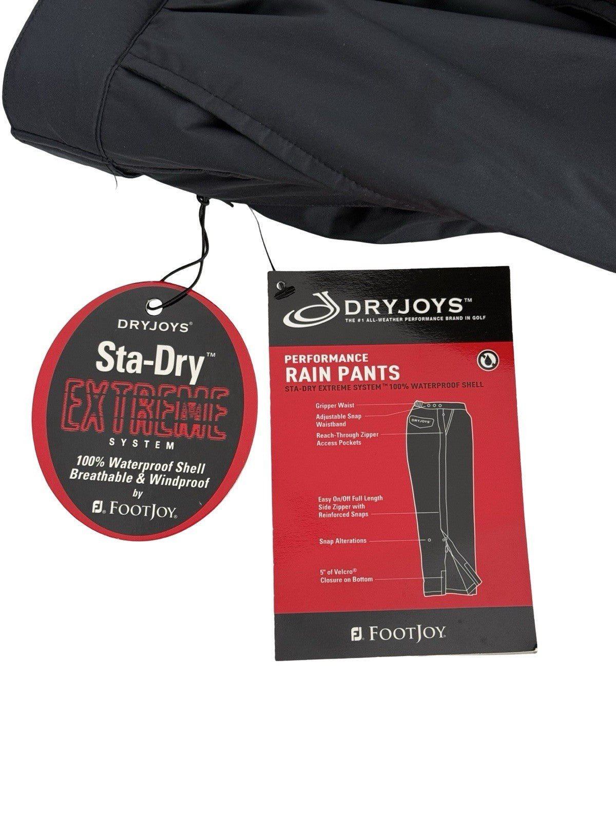 Men's Waterproof Golf Rain Pants - XL Dryjoys Performance