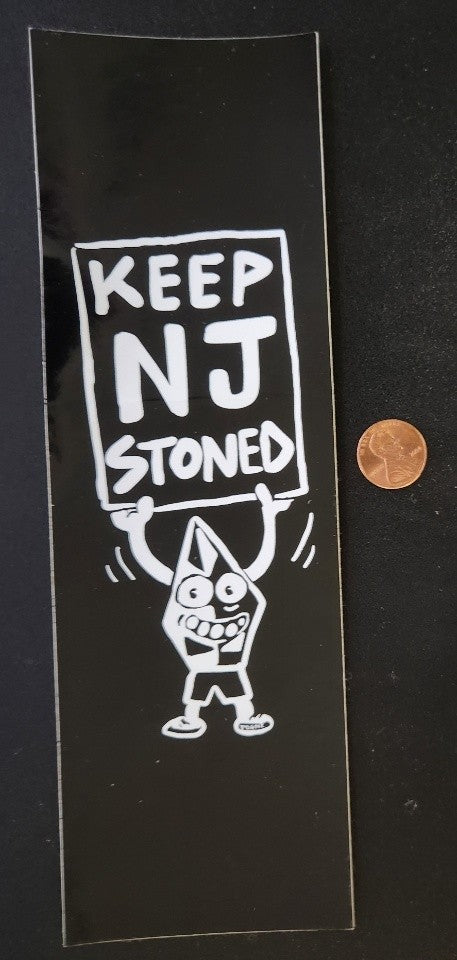 Volcom Stoner Keep NJ Surf Snowboard Skateboard Sticker Flawless New Old Stock