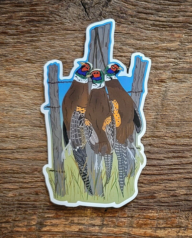 Hunting Dog Bird Decal Sticker for Upland Pheasant Hunt & Bird Dogs