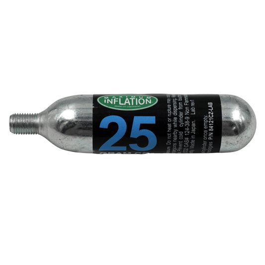 CO2 Bike Tire Refill Cartridges 25g Threaded for Cycling Maintenance