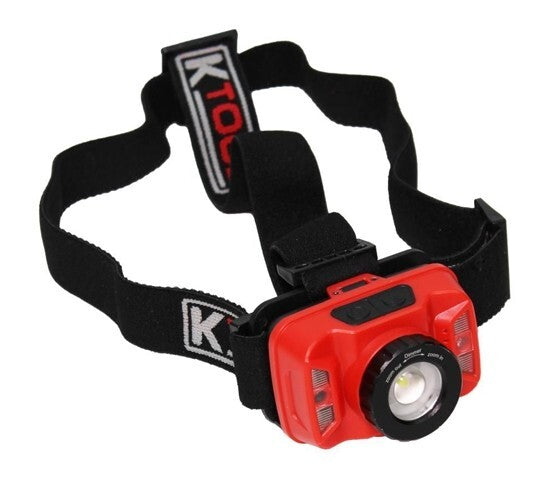 Rugged Rechargeable LED Headlamp Work & Outdoor Light - Waterproof & Adjustable