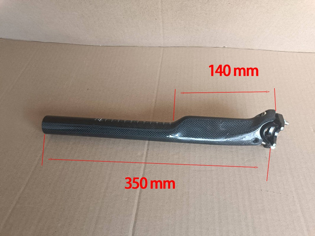 Carbon Fiber Bicycle Seatpost 30.8/30.9mm x 350mm MTB Road Bike Aero Light