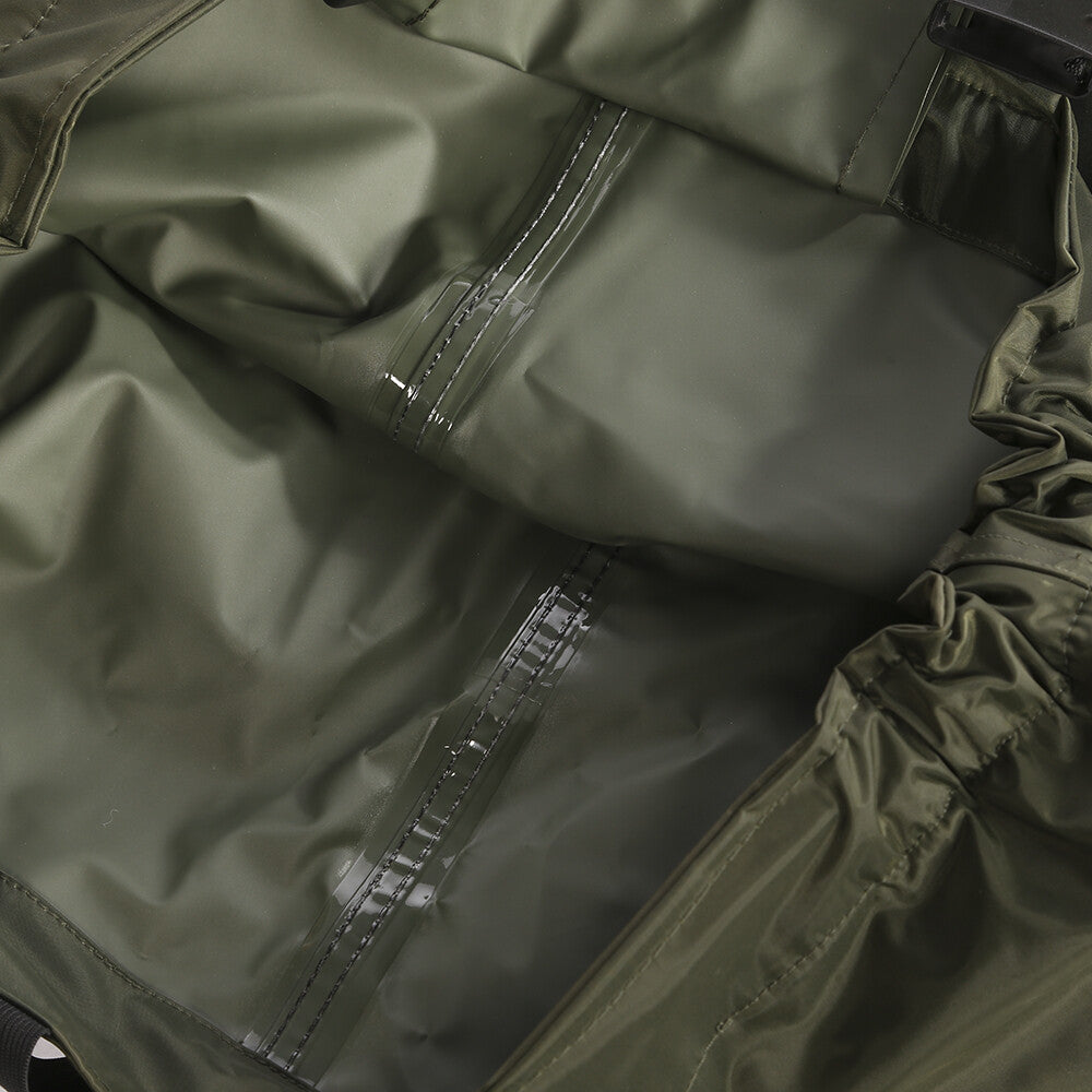 Breathable Waterproof Nylon PVC Fishing Chest Waders with Wading Boots - Army Green