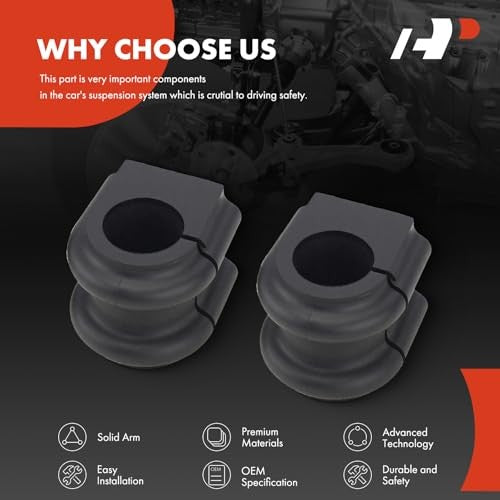 Front to Frame Sway Bar Bushings Kit for Kia Vehicles - Rubber Replacement