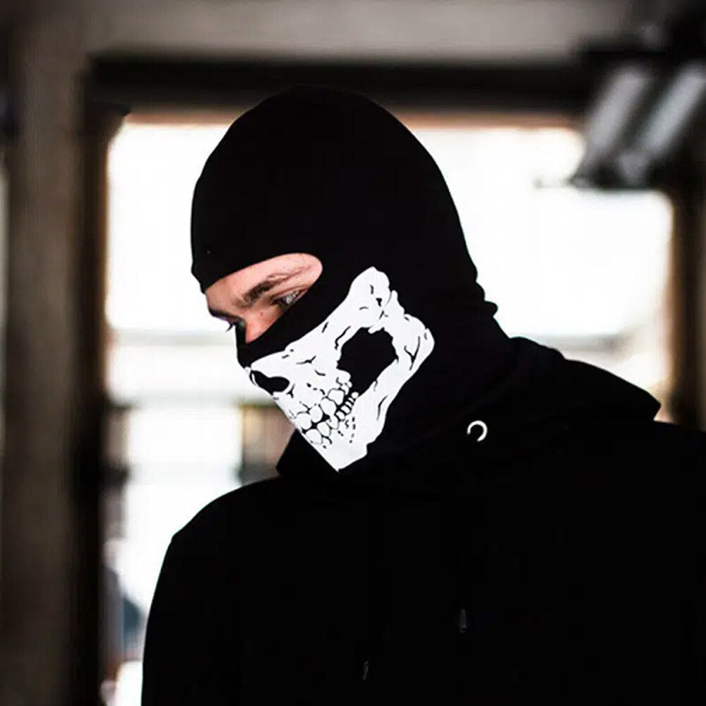 Unisex Skull Face Mask Balaclava for Halloween Ski Cycling Outdoor Sports