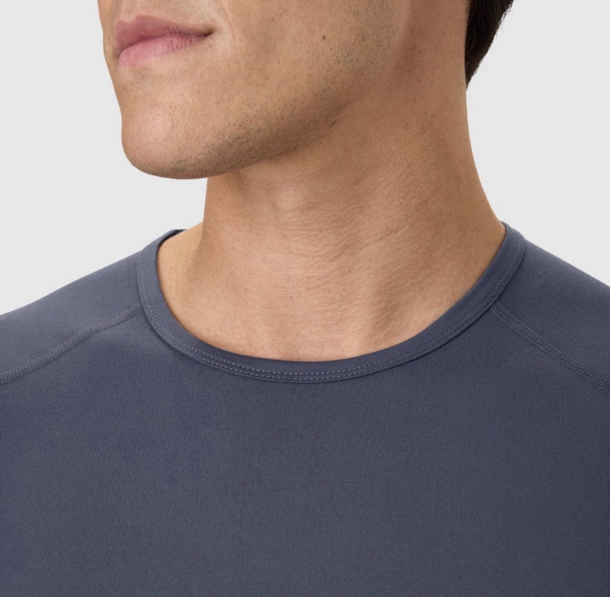 Men's Thermal Long Sleeve Shirt - Dark Gray, 2XL Base Layer for Winter Sports