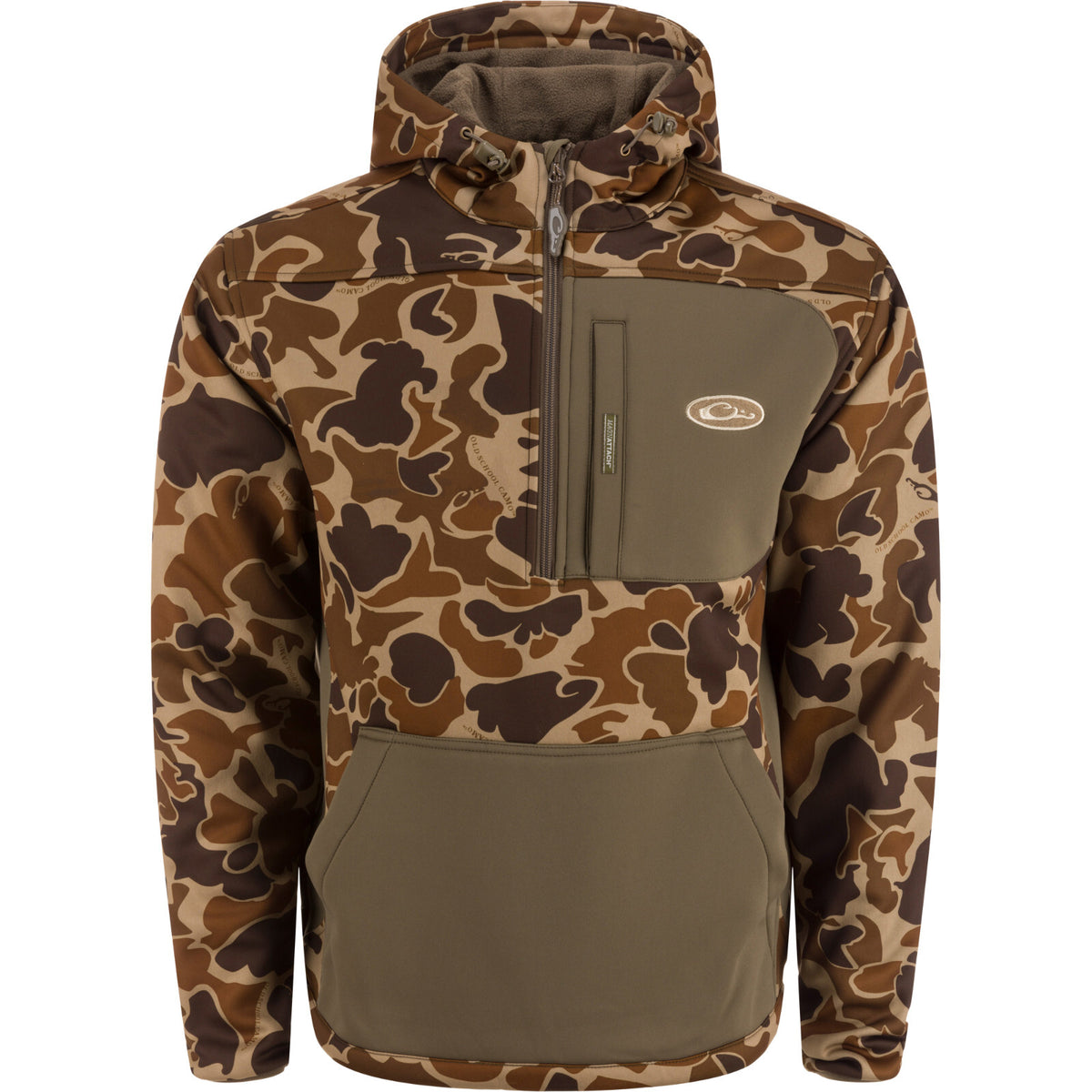 Waterfowl Hunting Hoodie with Kangaroo Pouch - Breathable Polyester