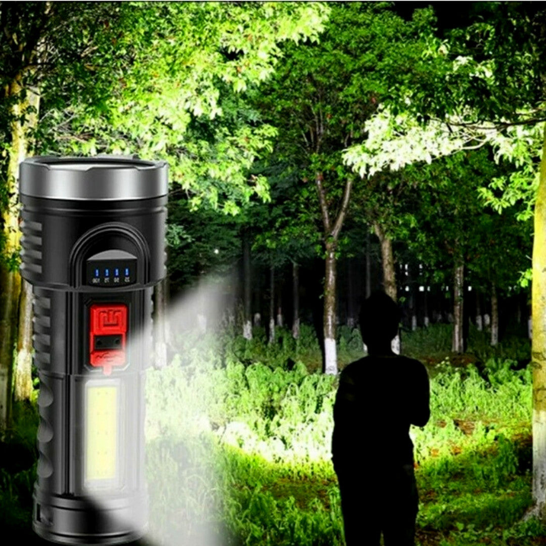 Rechargeable LED Torch Tactical Flashlight Lantern 999000000 LM Waterproof