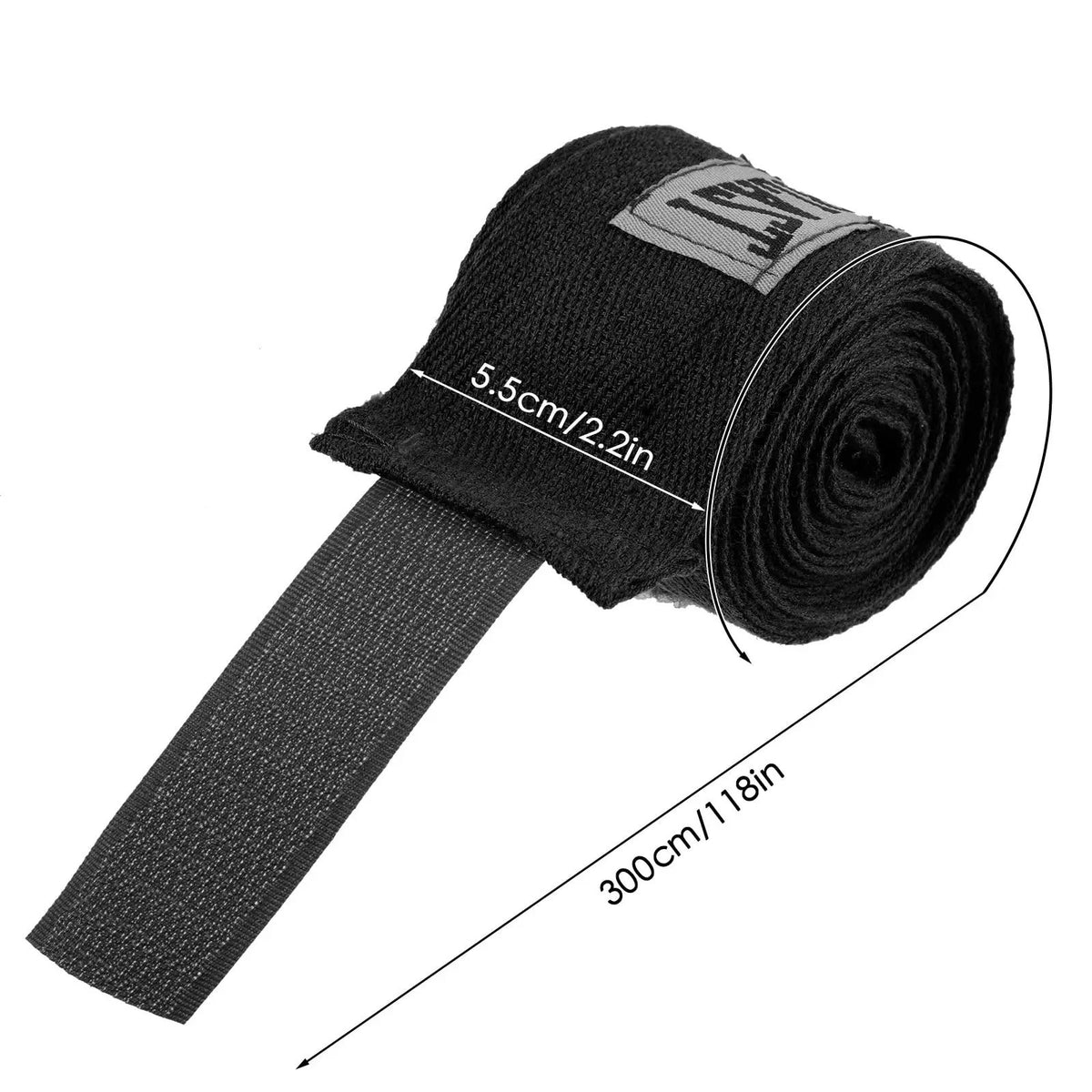 Cotton Elastic Hand Wraps for Boxing Martial Arts Training - Support & Injury Prevention