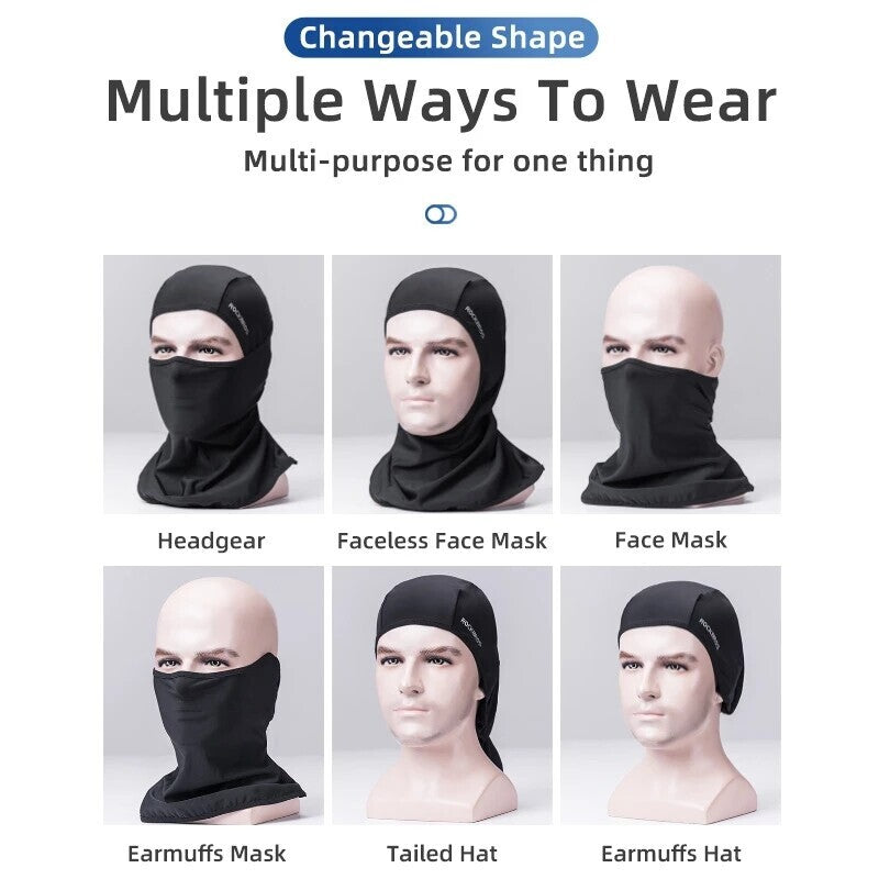Summer Cooling Face Mask UV Protection Wicking Balaclava 2-Pack