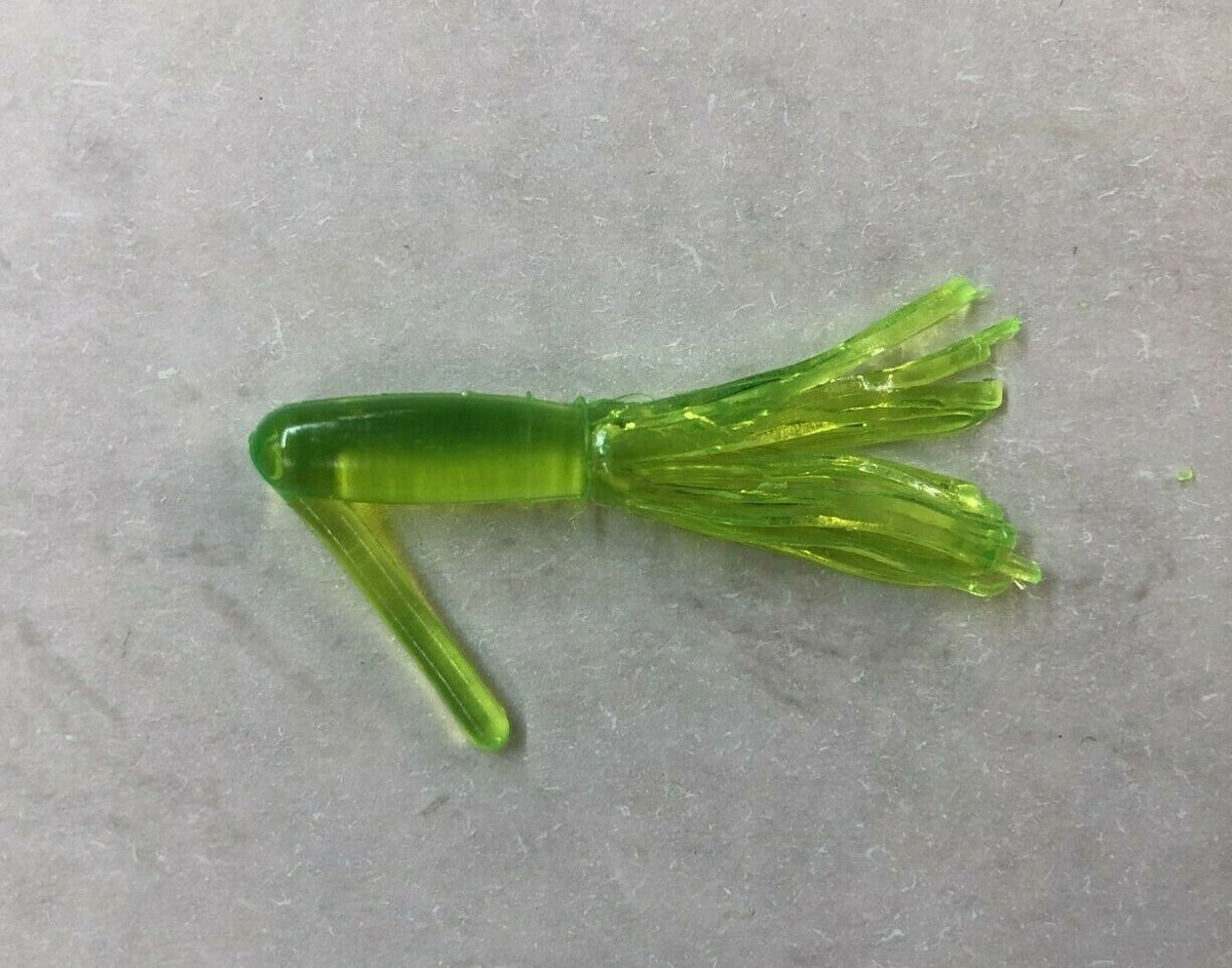 Solid Head Weedless Crappie Tube Jigs Bulk Pack 50 - Multiple Colors, Made in USA