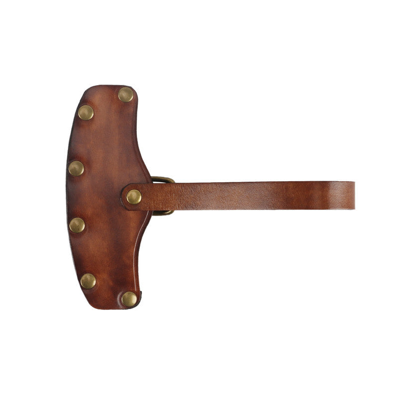 Leather Axe Sheath for 4-1/4 Inch Blade - Adjustable Hatchet Head Cover