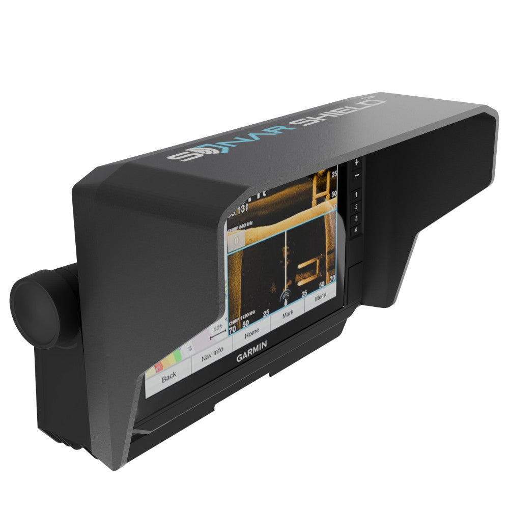Garmin ECHOMAP UHD2 93sv Screen Visor - Sun Glare Reduction & Waterproof Protection
