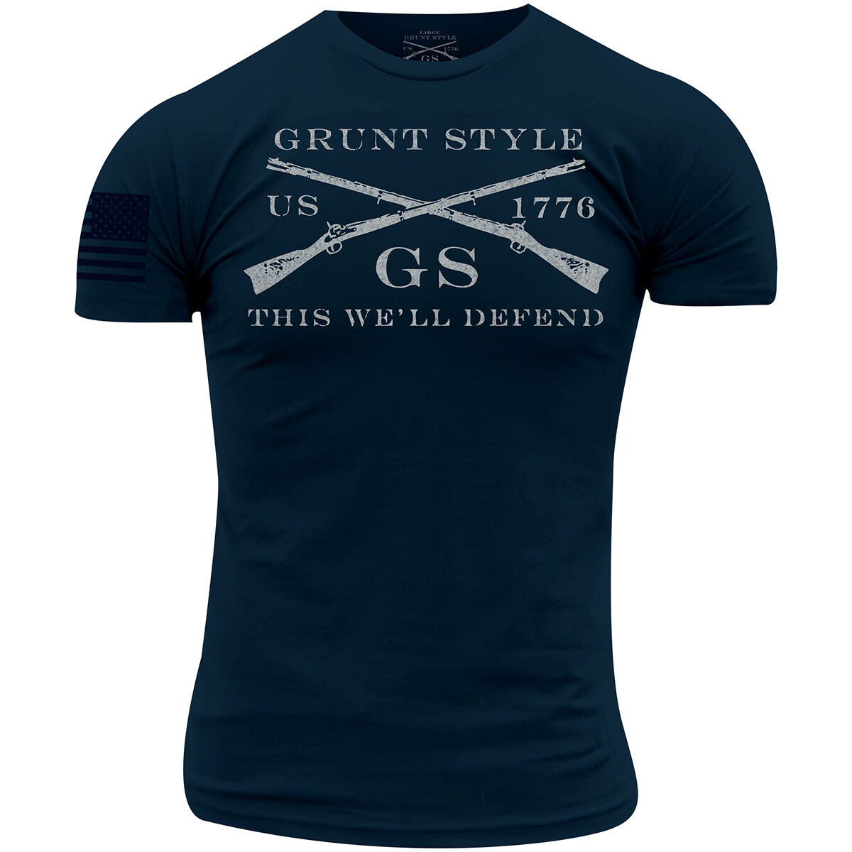 Basic Logo T-Shirt for Men - Midnight Navy, All Sizes