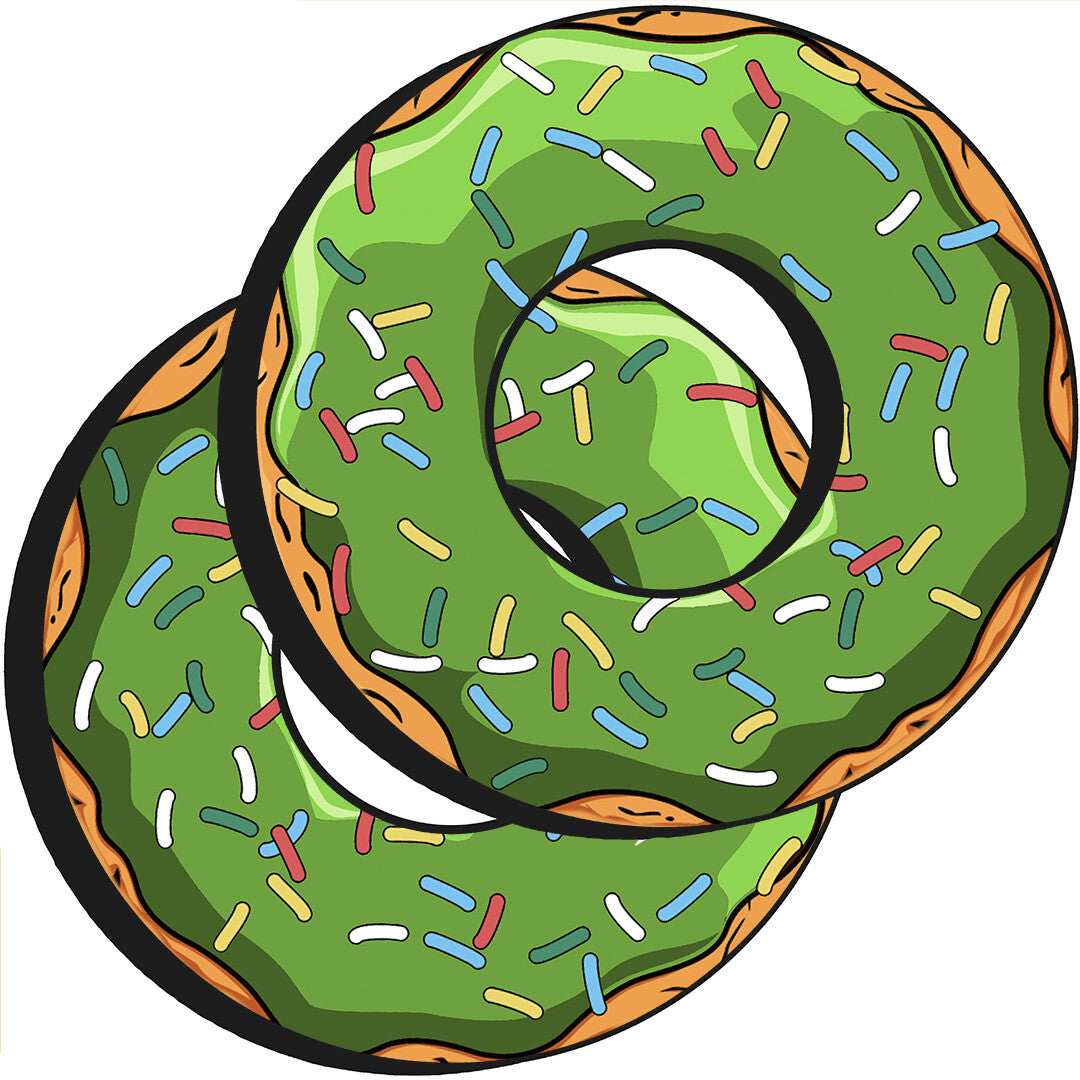 Premium BMX Bike Handlebar Grip Donuts - Multiple Designs & Sizes