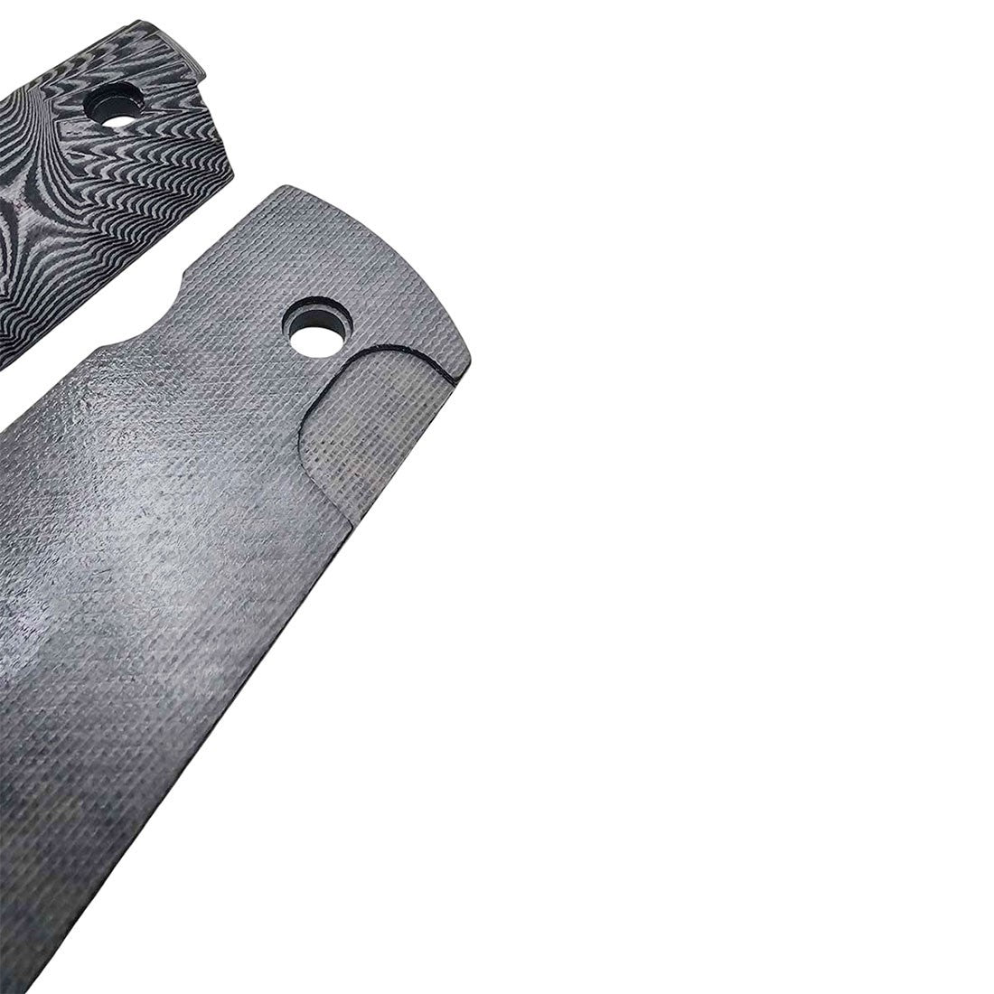 1911 G10 Full Size Black Gray Sunburst Tactical Pistol Grips - Ambidextrous