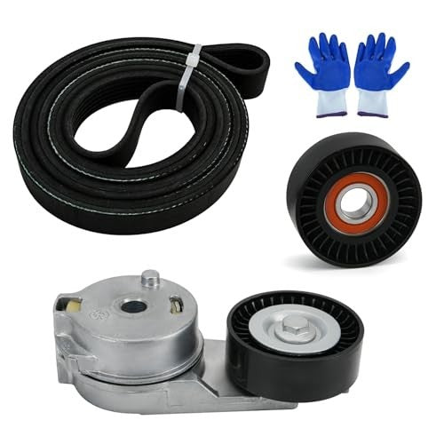 Serpentine Belt Drive Tensioner Idler Pulley Kit for Dodge Ram 1500 2500 3500 2009-2018