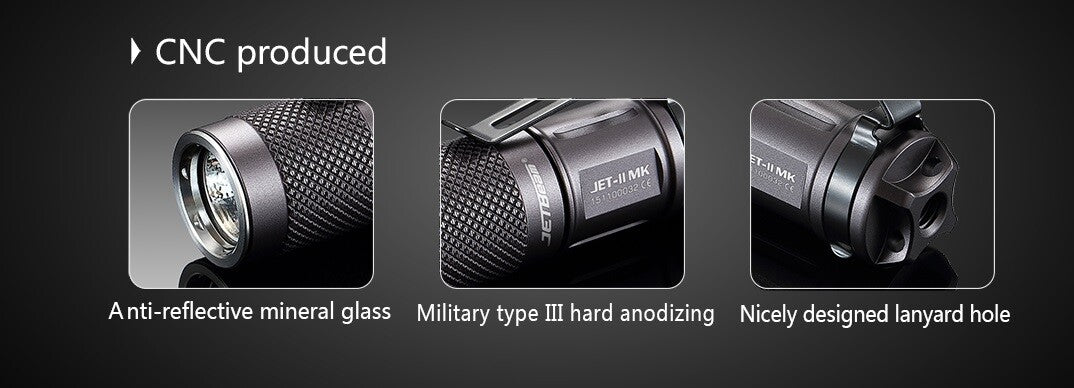 Mini Waterproof Impact Flashlight with Twist Head - 510 Lumens