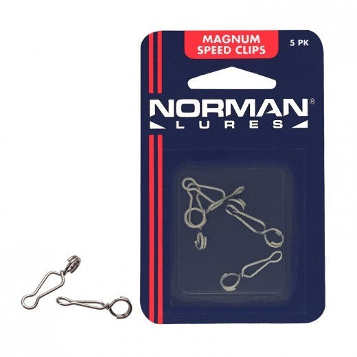 Fishing Snaps - Speed Clips for Lures, Strong & Easy to Attach, Multiple Sizes