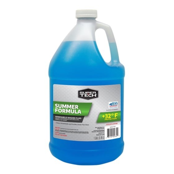 3 Pack Summer Windshield Washer Fluid - Protects Down to +32°F, 1 Gallon Each