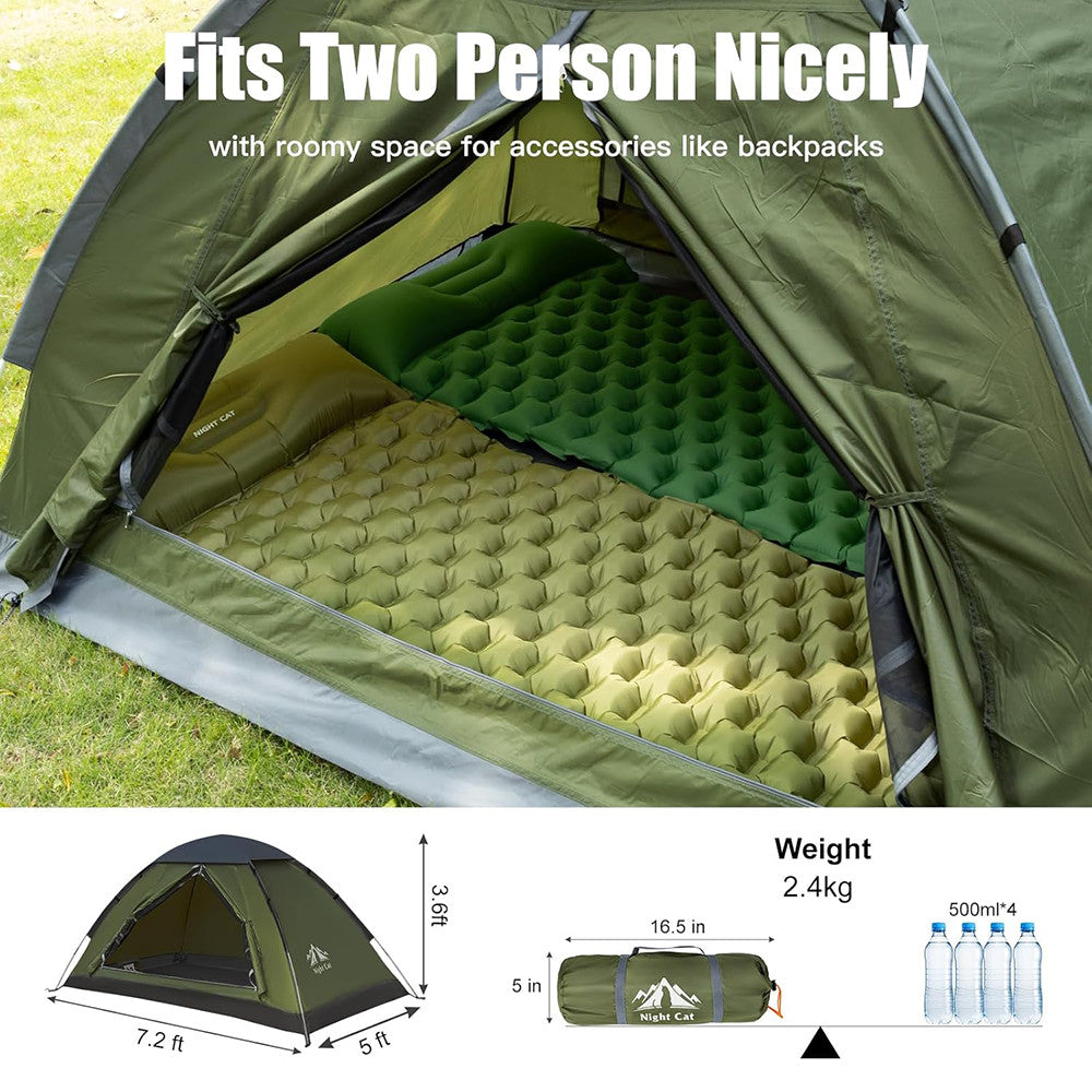 Waterproof 1-2 Person Camping Tent for Backpacking & Hiking – Easy Setup, Light & Heavy Rainproof