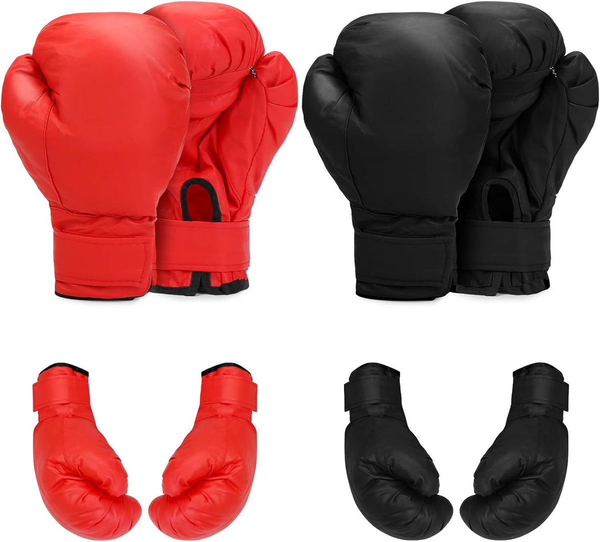 Kids & Beginner Boxing Gloves 8oz-12oz with Soft Padding, Adjustable Fit