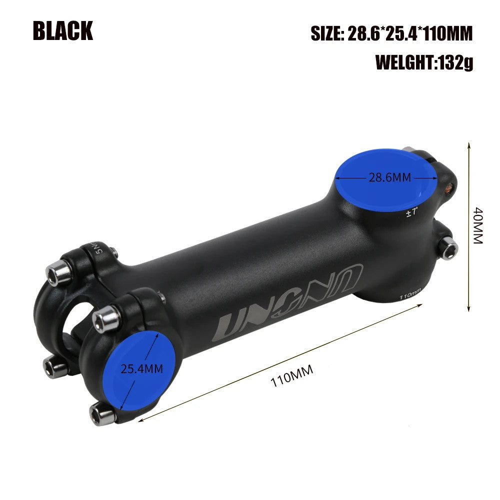 Bike Stem 25.4mm 7° Aluminum Alloy MTB Road Bicycle Handlebar Stem