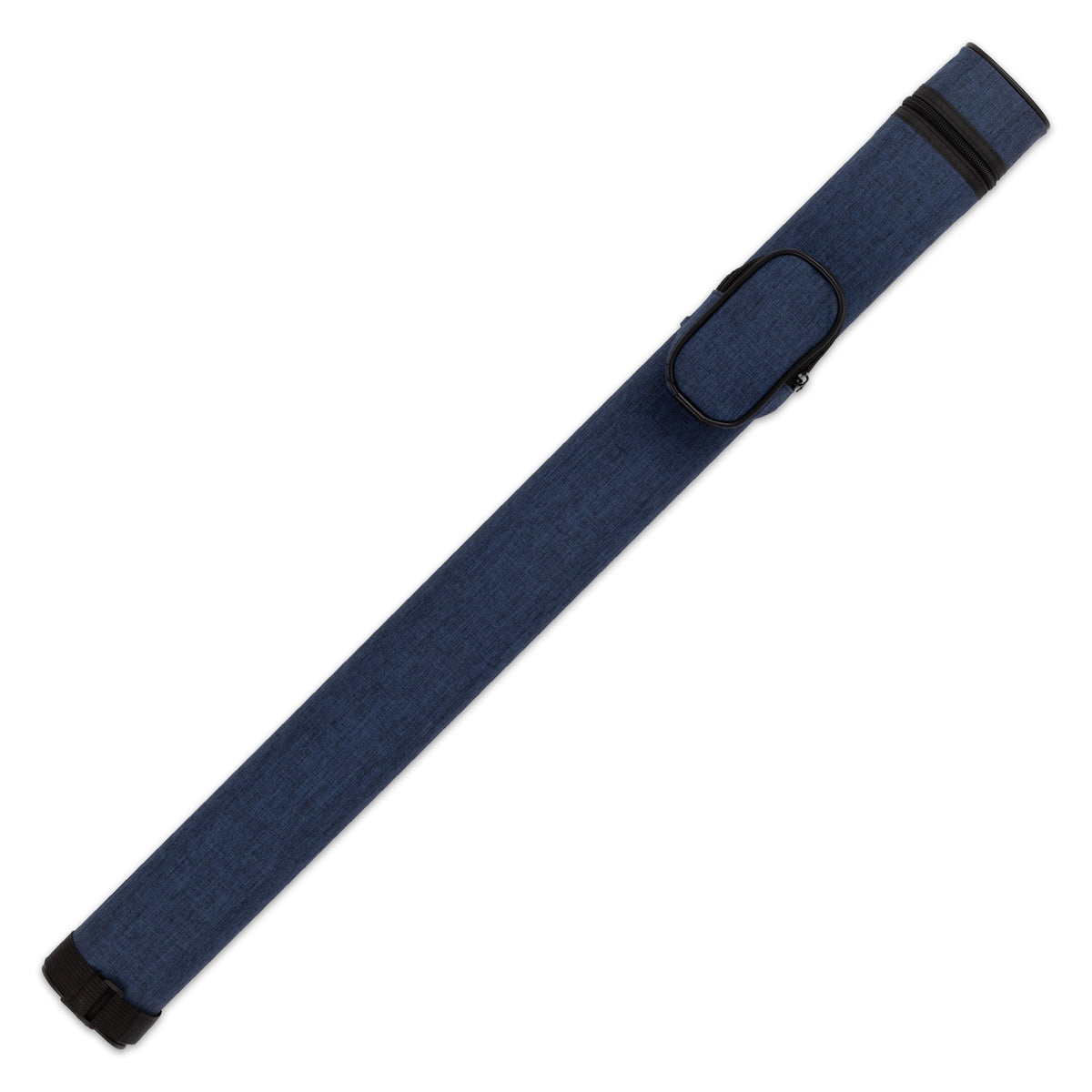 Blue 1x1 Hard Pool Cue Case with Shoulder Strap