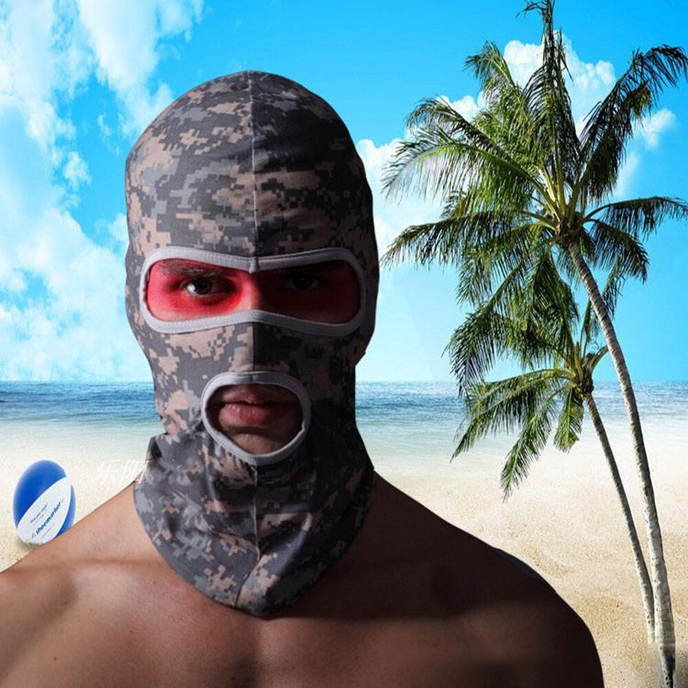 Unisex Full Face Mask Balaclava for Outdoor Activities - Summer Tactical Helmet Liner