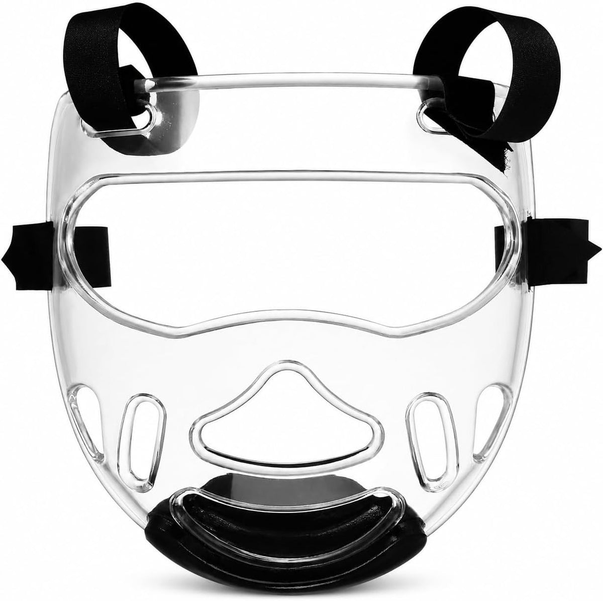 Kids Taekwondo Sparring Face Mask - Clear Protective Gear for Martial Arts