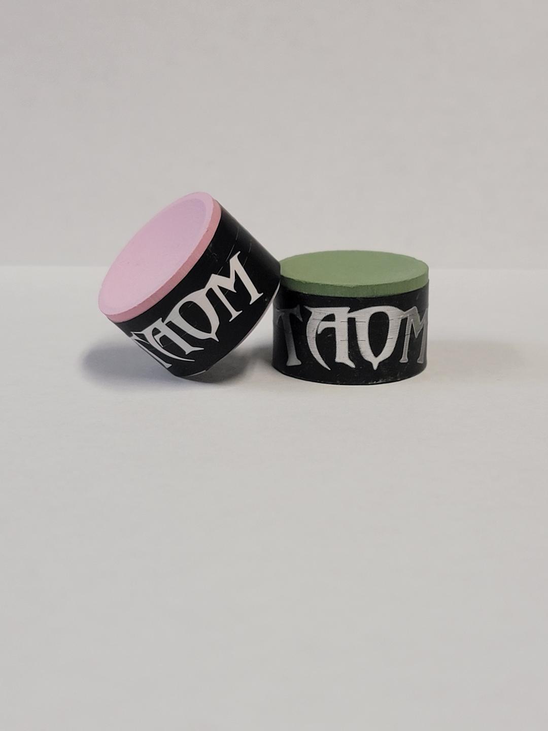 Taom V10 & Pyro Pink Pool/Billiard Chalk - 2 Pieces
