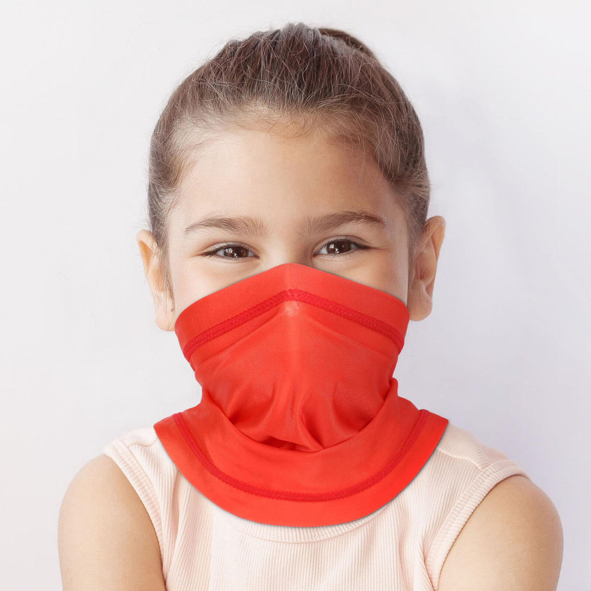 Kids UV Protection Breathable Neck Gaiter Face Mask Scarf Balaclava