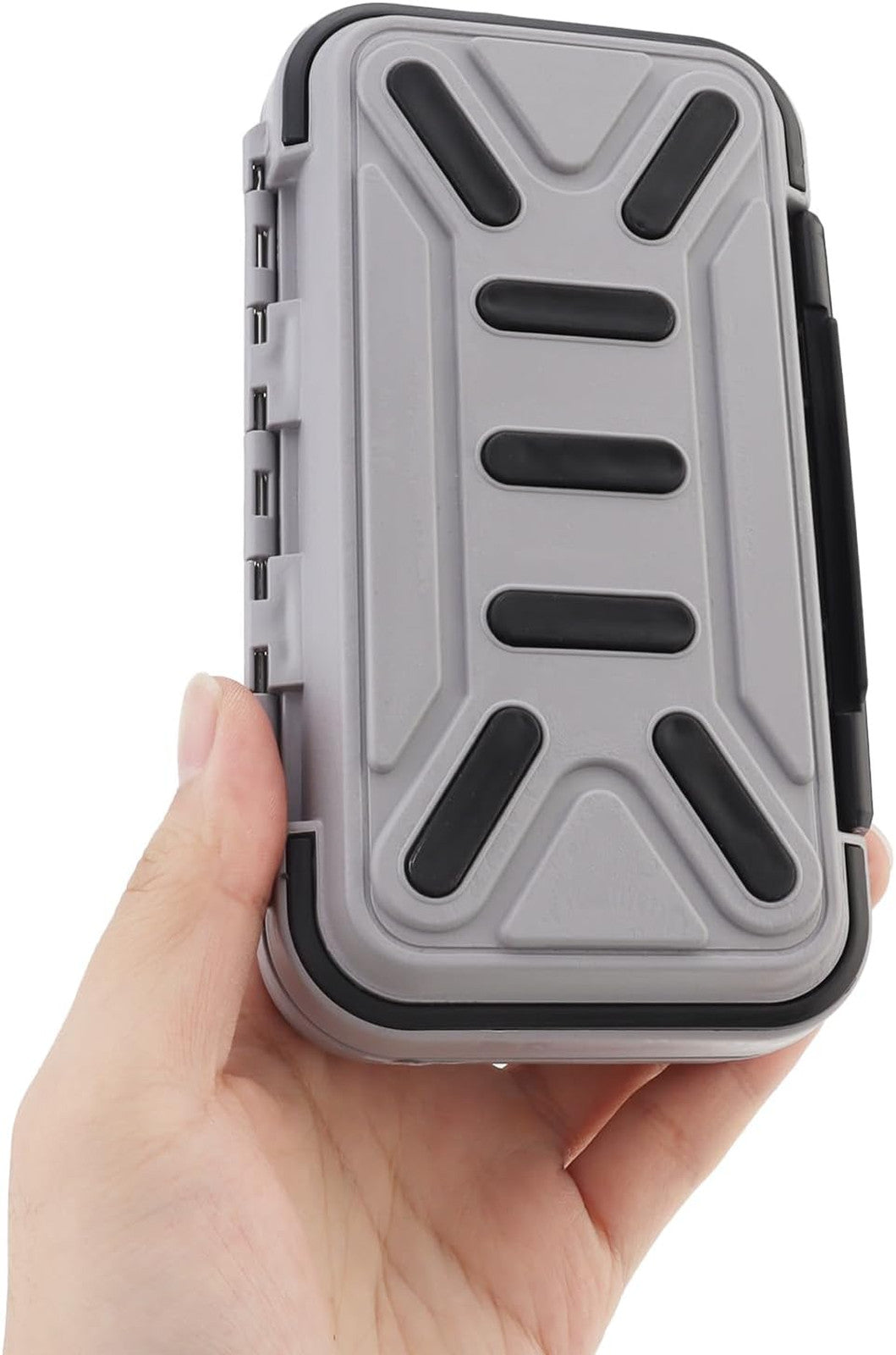 Waterproof Double-Sided Fishing Tackle Storage Box with 16 Compartments