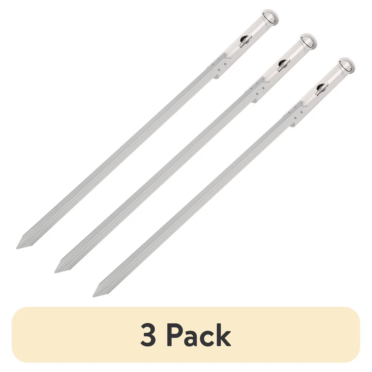 Tsunami 42-Inch Sand Spike Rod Holder - Aluminum & PVC Beach Fishing Gear