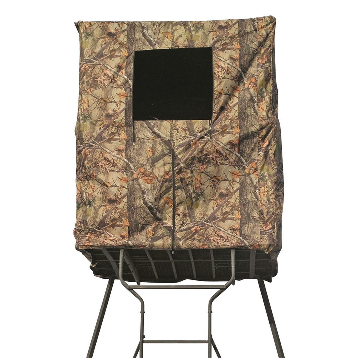 2-Man Tower Hunting Blind for Deer & Large Game - Weather-Resistant Camouflage