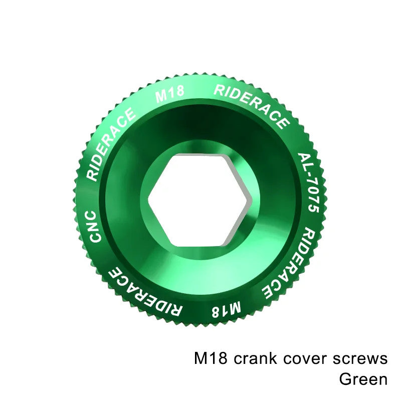 Bike Crank Arm Fixing Bolt Set Aluminum Alloy MTB Road Bike Replacement Caps