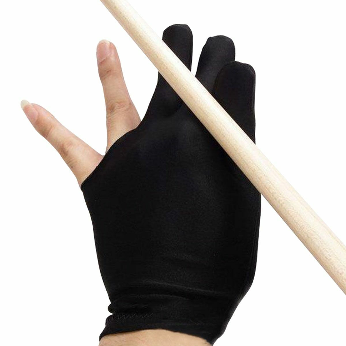 Billiards Glove Three-Finger, Left or Right Hand, Breathable Nylon